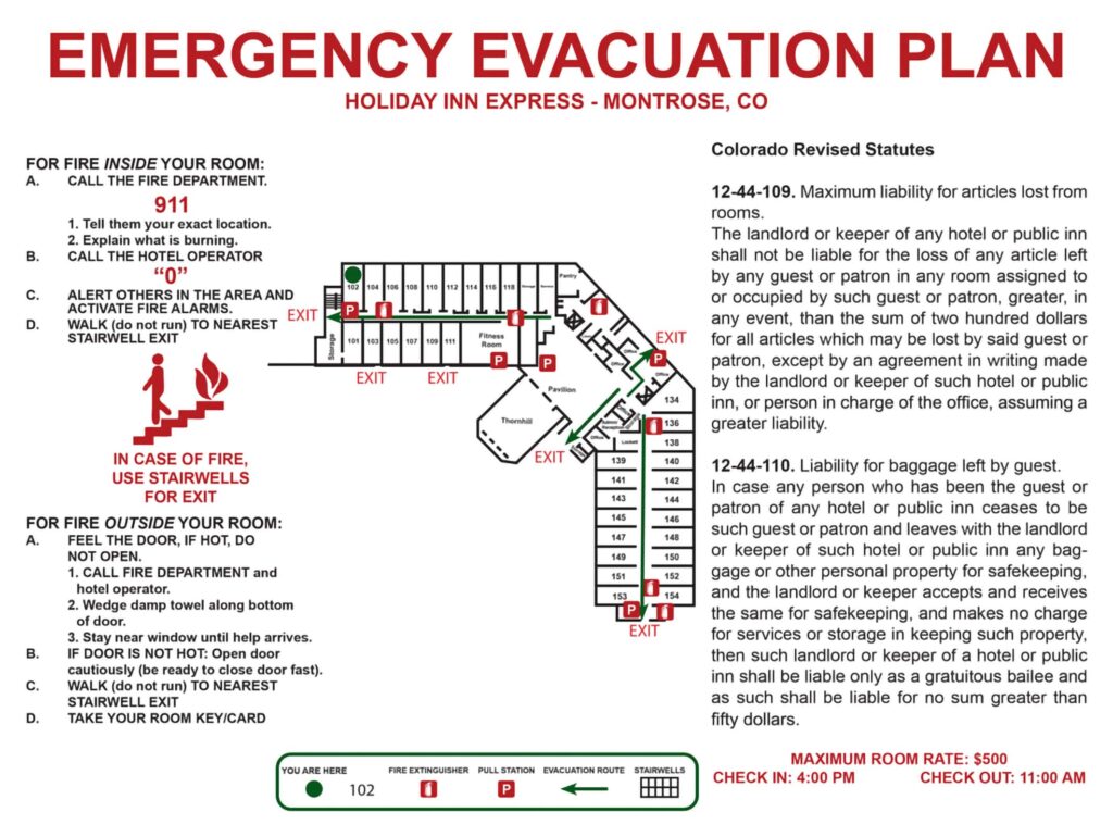 Evacuation Map